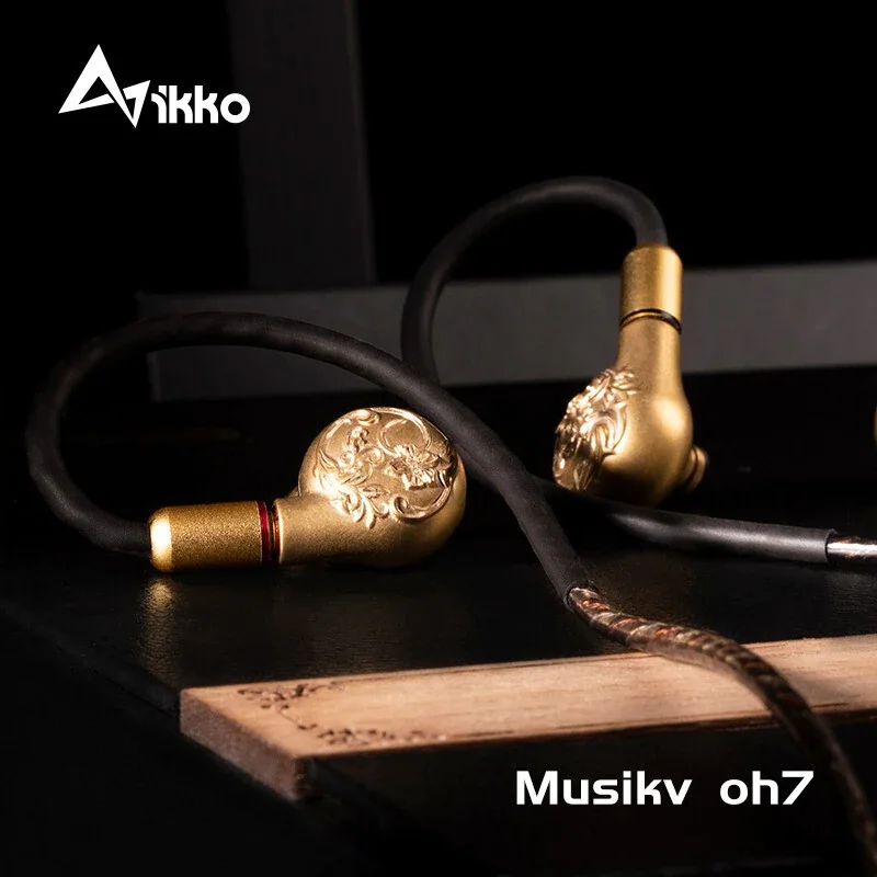 

IKKO OH7 Musikv Flagship Dynamic Driver in-Ear Monitor HiFi Music Headphones Detachable Cable Earphone Earbuds Mmcx 4.4mm