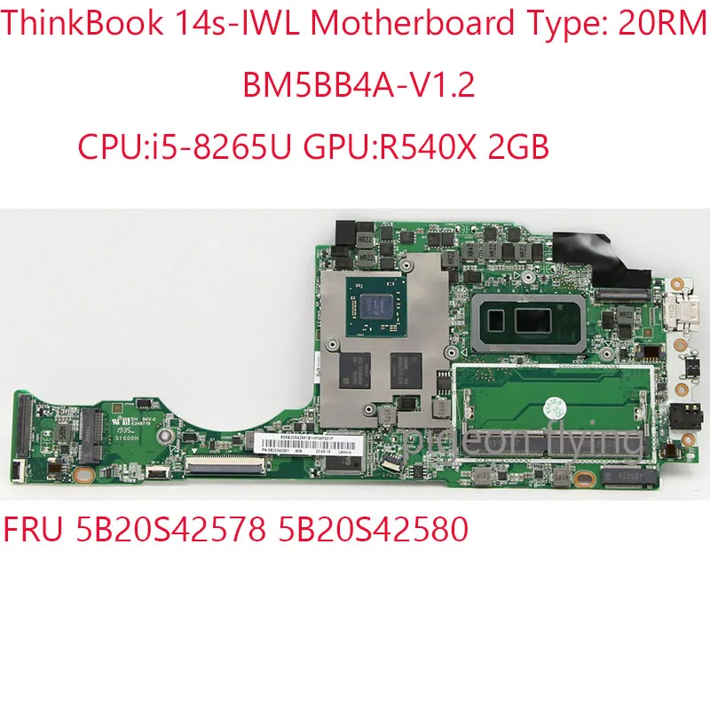Материнская плата ThinkBook 14s-IWL для ноутбука ThinkBook 14s-IWL 20RM 5B20S42578 5B20S4258 0, ЦП: фотографический Процессор: R540X 2 Гб 
Материнская плата ThinkBook 14s-IWL для ноутбука ThinkBook 14s-IWL 20RM 5B20S42578 5B20S4258 0, ЦП: фотографический Процессор: R540X 2 Гб