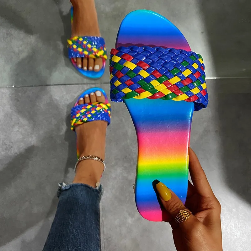 2022 Women's Slippers Summer New Rubber Sandals Shoes Mixed Color Ladies Footwear Female Shoes Outdoor Comfortable PU Flip Flops
2022 Women's Slippers Summer New Rubber Sandals Shoes Mixed Color Ladies Footwear Female Shoes Outdoor Comfortable PU Flip Flops