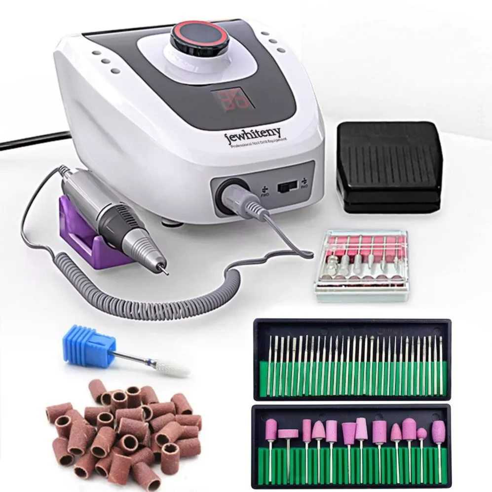 32W 35000RPM Electric Nail Drill Manicure Machine File New Version Of Copper Handle Nail Tool Kit Electric Nail File With Cutter
32W 35000RPM Electric Nail Drill Manicure Machine File New Version Of Copper Handle Nail Tool Kit Electric Nail File With Cutter