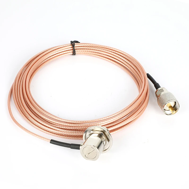 

RG316 SMA Male to UHF PL259 Male PL-259 50-Ohm Lot RF Extension Cable Jumper Pigtail