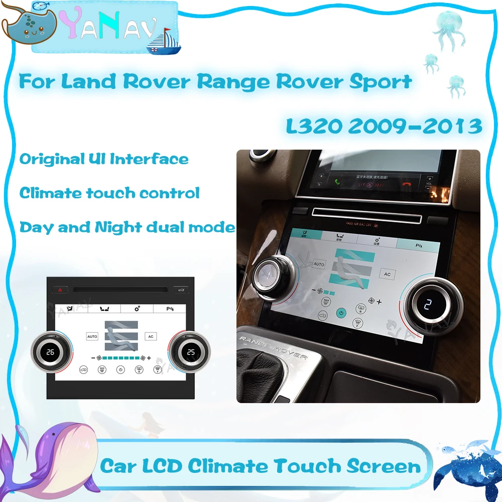 Car AC Panel For Land Rover Range Rover Sport L320 2009-2013 LCD Climate Touch Screen Board Air Conditioning Control Player
Car AC Panel For Land Rover Range Rover Sport L320 2009-2013 LCD Climate Touch Screen Board Air Conditioning Control Player