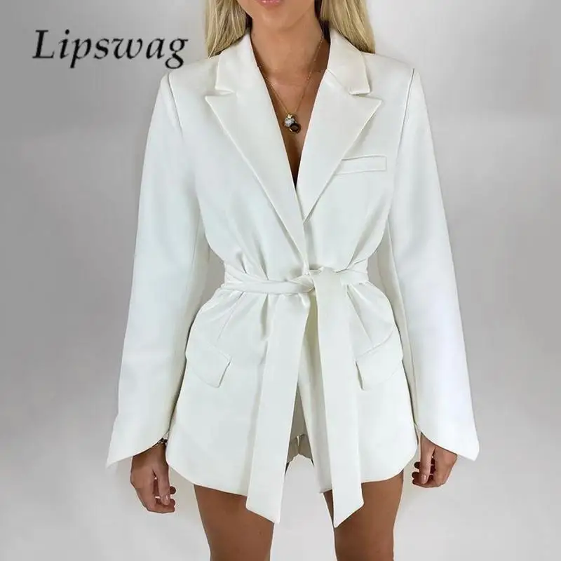Модный однотонный тонкий пиджак на завязках с поясом, новинка 2023, Осенний Блейзер, куртки, элегантный офисный Универсальный пиджак с лацканами для женщин
Модный однотонный тонкий пиджак на завязках с поясом, новинка 2023, Осенний Блейзер, куртки, элегантный офисный Универсальный пиджак с лацканами для женщин