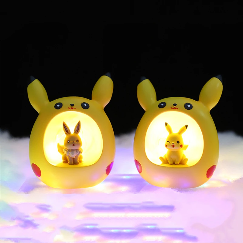 Pokemon Japanese cartoon Pikachu creative gift night light binary bedroom lighting resin crafts Christmas decorations
Pokemon Japanese cartoon Pikachu creative gift night light binary bedroom lighting resin crafts Christmas decorations
