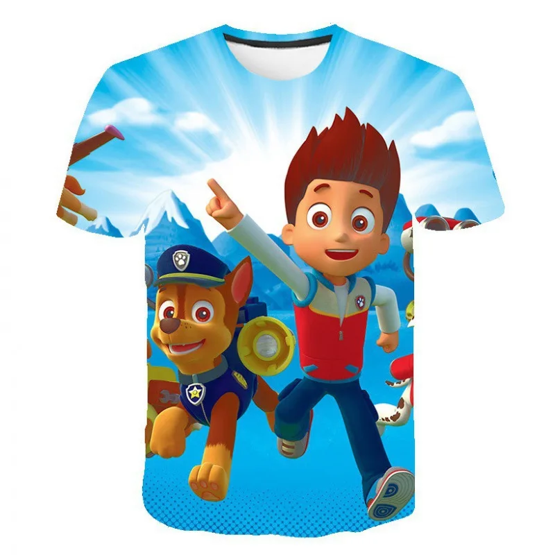 PAW Patrol Anime Kids Clothing Tops Boy T-shirt 3D Print Pat Patrouille T Shirts Toy Dog Short Sleeve Baby Child Birthday Gift
PAW Patrol Anime Kids Clothing Tops Boy T-shirt 3D Print Pat Patrouille T Shirts Toy Dog Short Sleeve Baby Child Birthday Gift