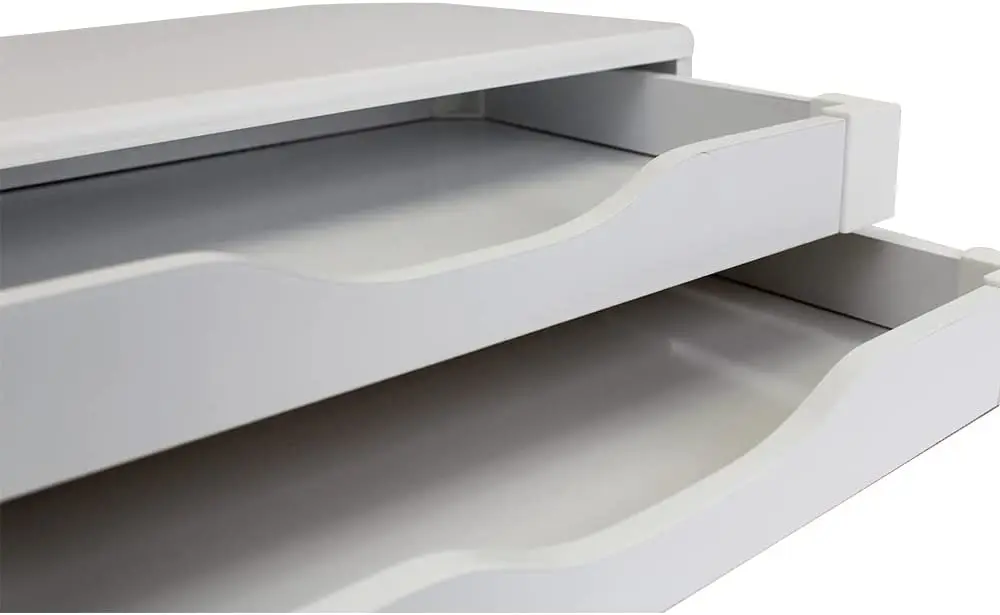 2023 NEW Magnificent MDF White Monitor Support with 2 Stylish Drawers - Perfect for Home or Work Use! 
2023 NEW Magnificent MDF White Monitor Support with 2 Stylish Drawers - Perfect for Home or Work Use!