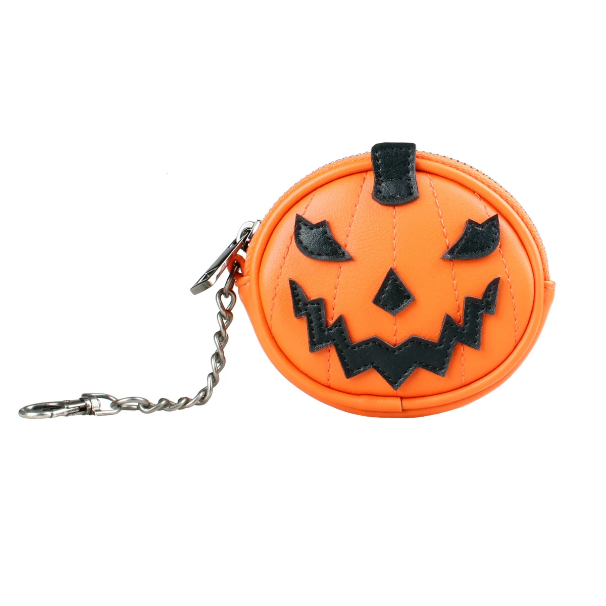 Halloween Pumpkin Mini Wallet Zipper Niche Coin Purse Classic PU Leather Earphone Bag With Chain Hook Strap
Halloween Pumpkin Mini Wallet Zipper Niche Coin Purse Classic PU Leather Earphone Bag With Chain Hook Strap
