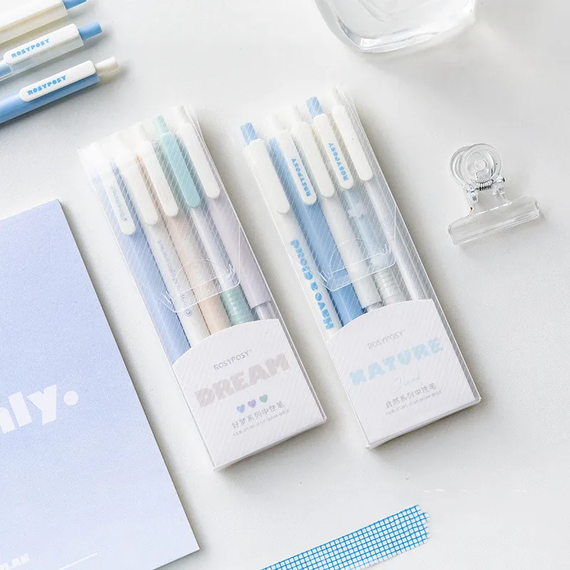 5pcs/set 0.5mm/0.38mm Simple Creative Neutral Pen Black Ink Pen Neutral Ballpoint Pen Student Writing Korean Stationery
5pcs/set 0.5mm/0.38mm Simple Creative Neutral Pen Black Ink Pen Neutral Ballpoint Pen Student Writing Korean Stationery
