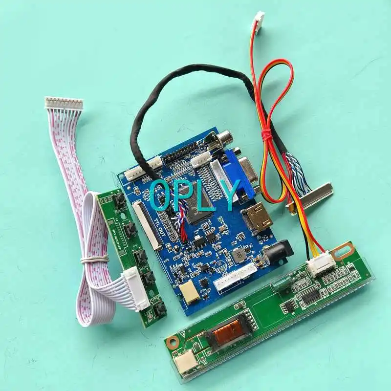 LED Monitor Screen Controller Driver Board Fit B150XG05 B150XG07 15" 30 Pin LVDS 1024*768 1CCFL HDMI-Compatible AV VGA DIY Kit
LED Monitor Screen Controller Driver Board Fit B150XG05 B150XG07 15" 30 Pin LVDS 1024*768 1CCFL HDMI-Compatible AV VGA DIY Kit