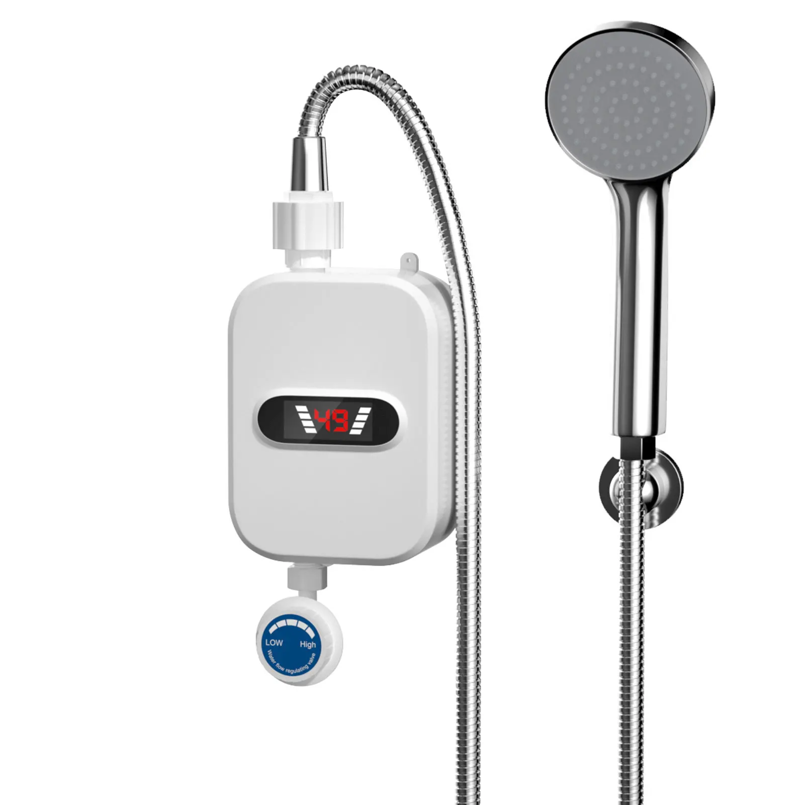 Electric Water Heater For Shower 3.5kW Hot Water Heater With Digital Display 110V Electric Instant Hot Water Heater Waterproof 
Electric Water Heater For Shower 3.5kW Hot Water Heater With Digital Display 110V Electric Instant Hot Water Heater Waterproof