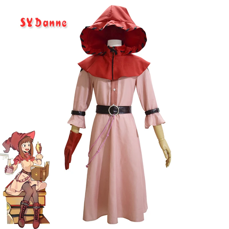 

Boku no Hero Academia My Hero Witch Ochako Uraraka Cosplay Witch Ochako Uraraka Cosplay Costume Halloween uniform outfits