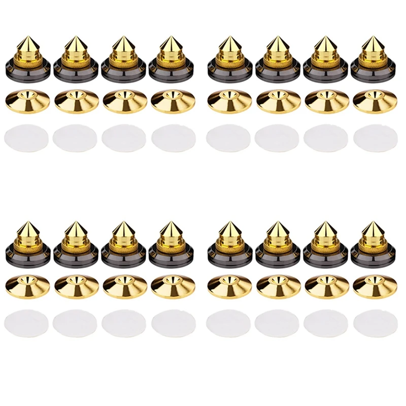 16 Set Gold Speaker Spike With Floor Discs Stand Foot Isolation Spikes Professional Speaker Accessories
16 Set Gold Speaker Spike With Floor Discs Stand Foot Isolation Spikes Professional Speaker Accessories