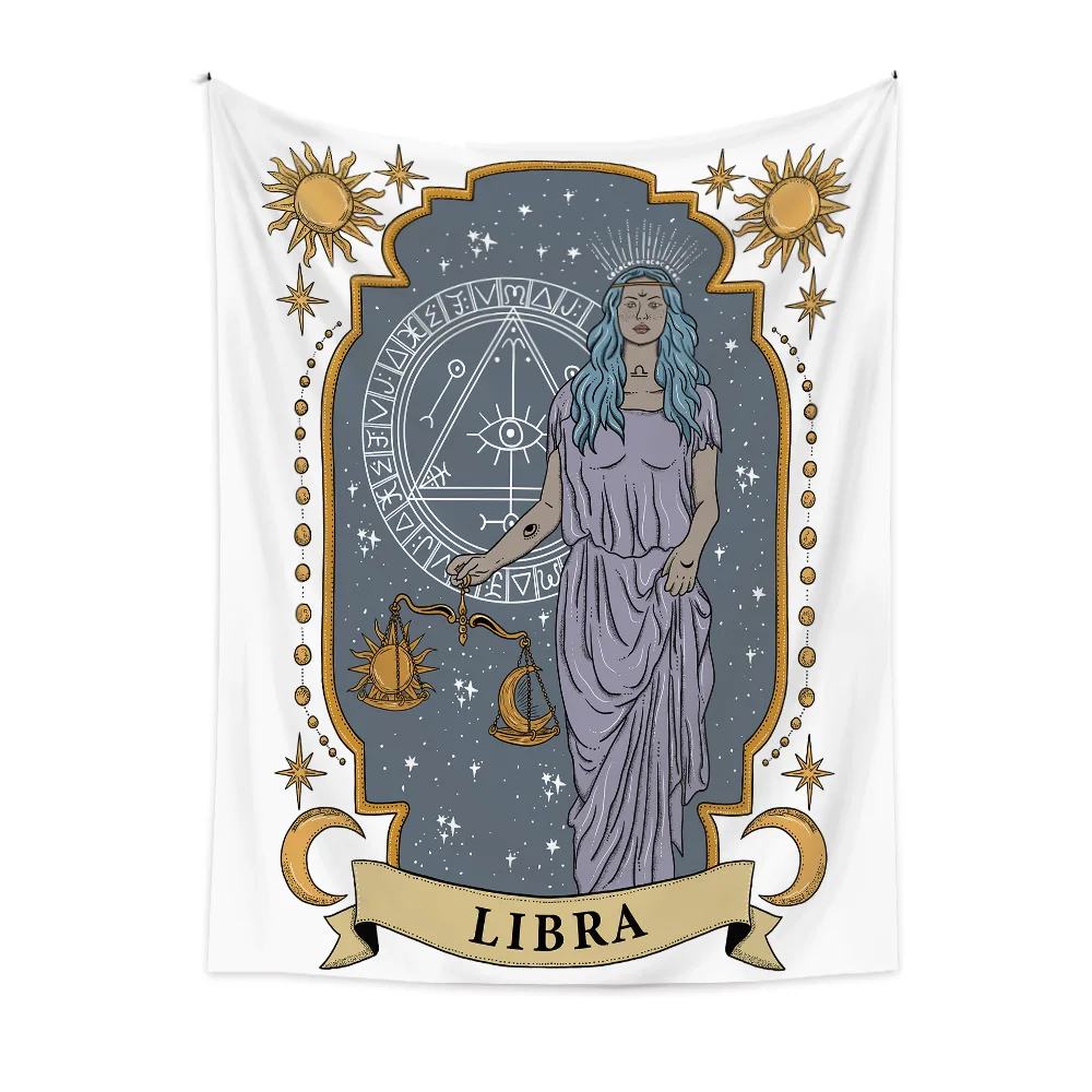Tarot Card Astrology Wall Hanging Tapestry Libra Tablecloth Blanket
Tarot Card Astrology Wall Hanging Tapestry Libra Tablecloth Blanket