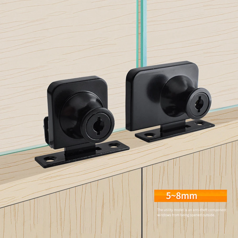 Cabinet Lock Sliding Glass Cabinet Lock for Showcases and Cabinets Compatible with Single/Double Swinging Doors
Cabinet Lock Sliding Glass Cabinet Lock for Showcases and Cabinets Compatible with Single/Double Swinging Doors