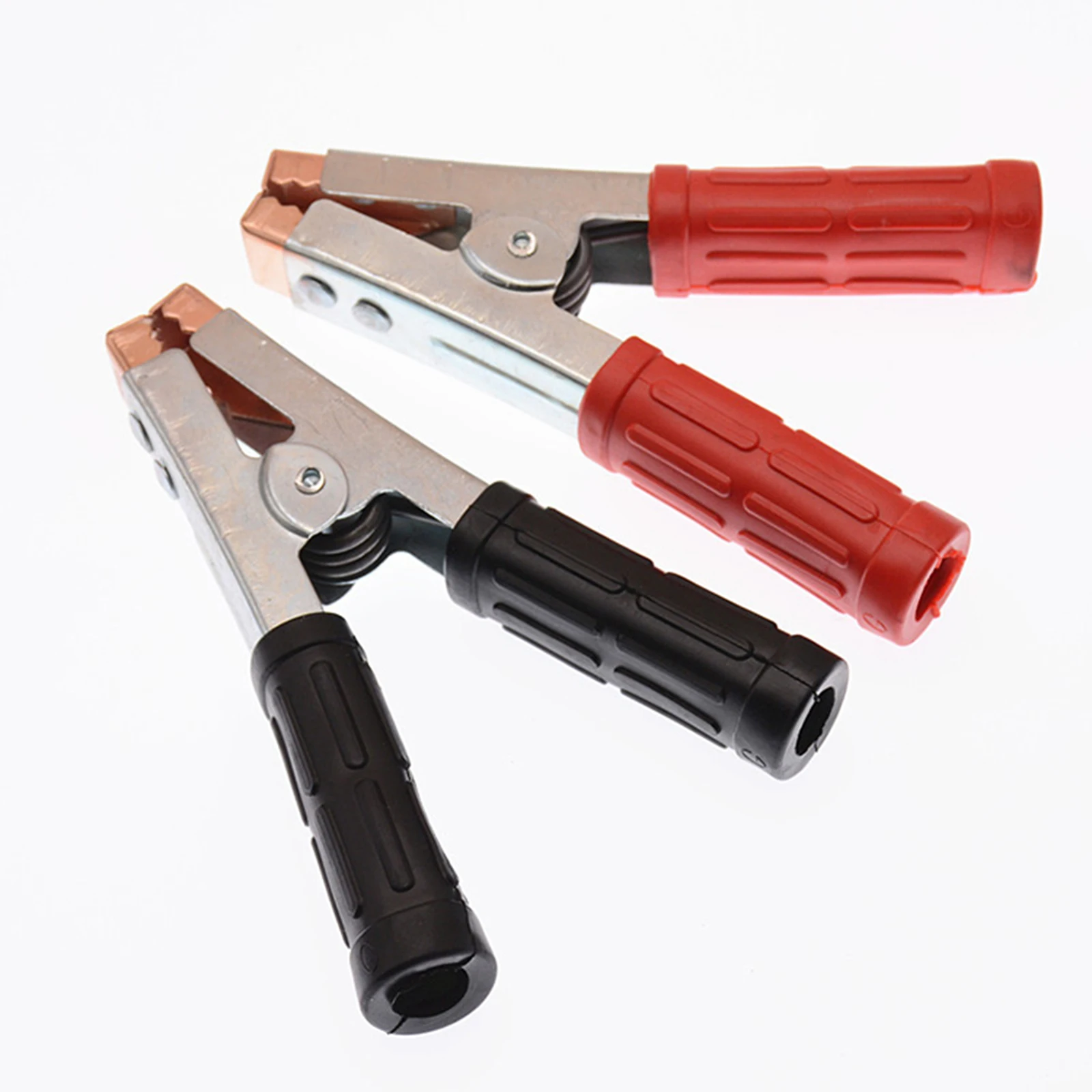 2Pcs Iron 15.8CM Crocodile Car Caravan Van Battery Test Lead Clips Insulated Alligator Clamp Large Thickened Red + Black
2Pcs Iron 15.8CM Crocodile Car Caravan Van Battery Test Lead Clips Insulated Alligator Clamp Large Thickened Red + Black