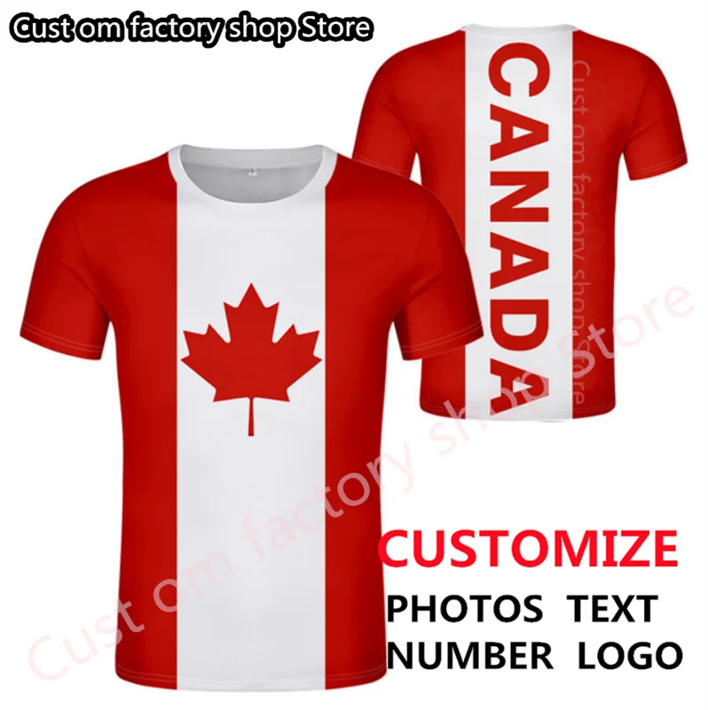 

Футболка с надписью «сделай сам», Канада, может быть сделана по индивидуальному заказу, с номером имени, с государственным флагом Канады, с ч...