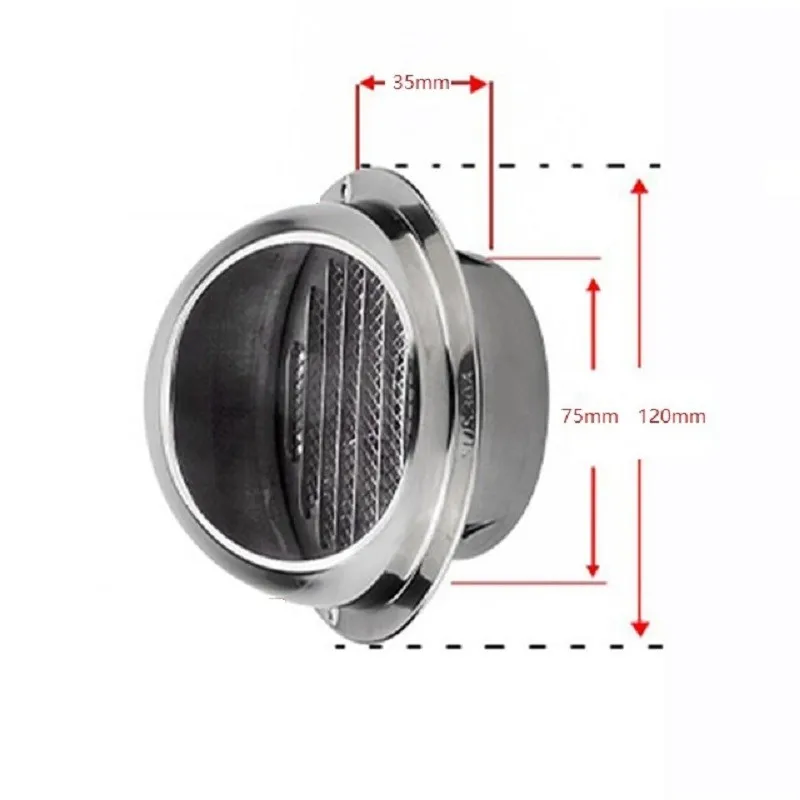 304 Stainless Steel Wall Ceiling Air Vent Ducting Ventilation Exhaust Grille Cover Outlet Heating Cooling & Vents Cap Waterproof
304 Stainless Steel Wall Ceiling Air Vent Ducting Ventilation Exhaust Grille Cover Outlet Heating Cooling & Vents Cap Waterproof