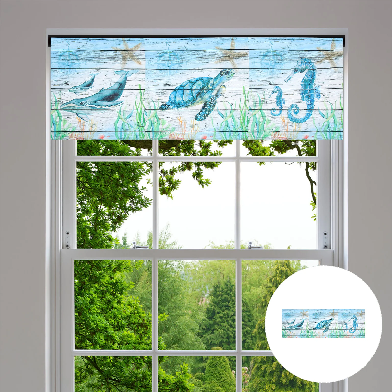 Window Curtain Valance Valances Curtains Ocean Short Drapesorganism Half Small Cute Tier Marine Kitchen Free Punch Polyester
Window Curtain Valance Valances Curtains Ocean Short Drapesorganism Half Small Cute Tier Marine Kitchen Free Punch Polyester