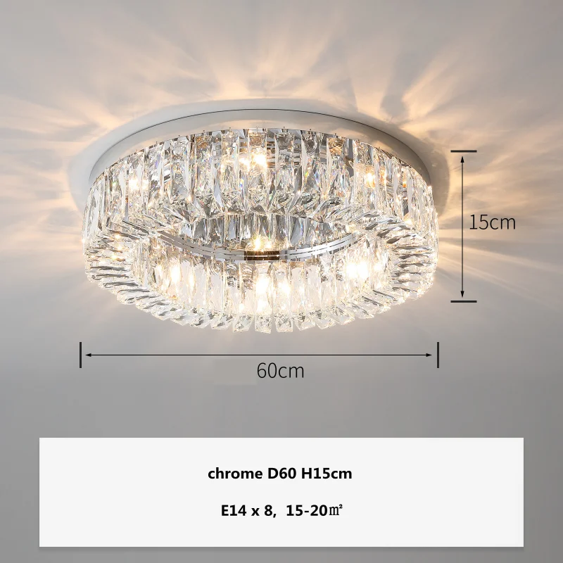 Led ceiling lamp Living Room Modern Creative Luxury Steel Crystal Mirror Ceiling Bedroom Deco
Led ceiling lamp Living Room Modern Creative Luxury Steel Crystal Mirror Ceiling Bedroom Deco