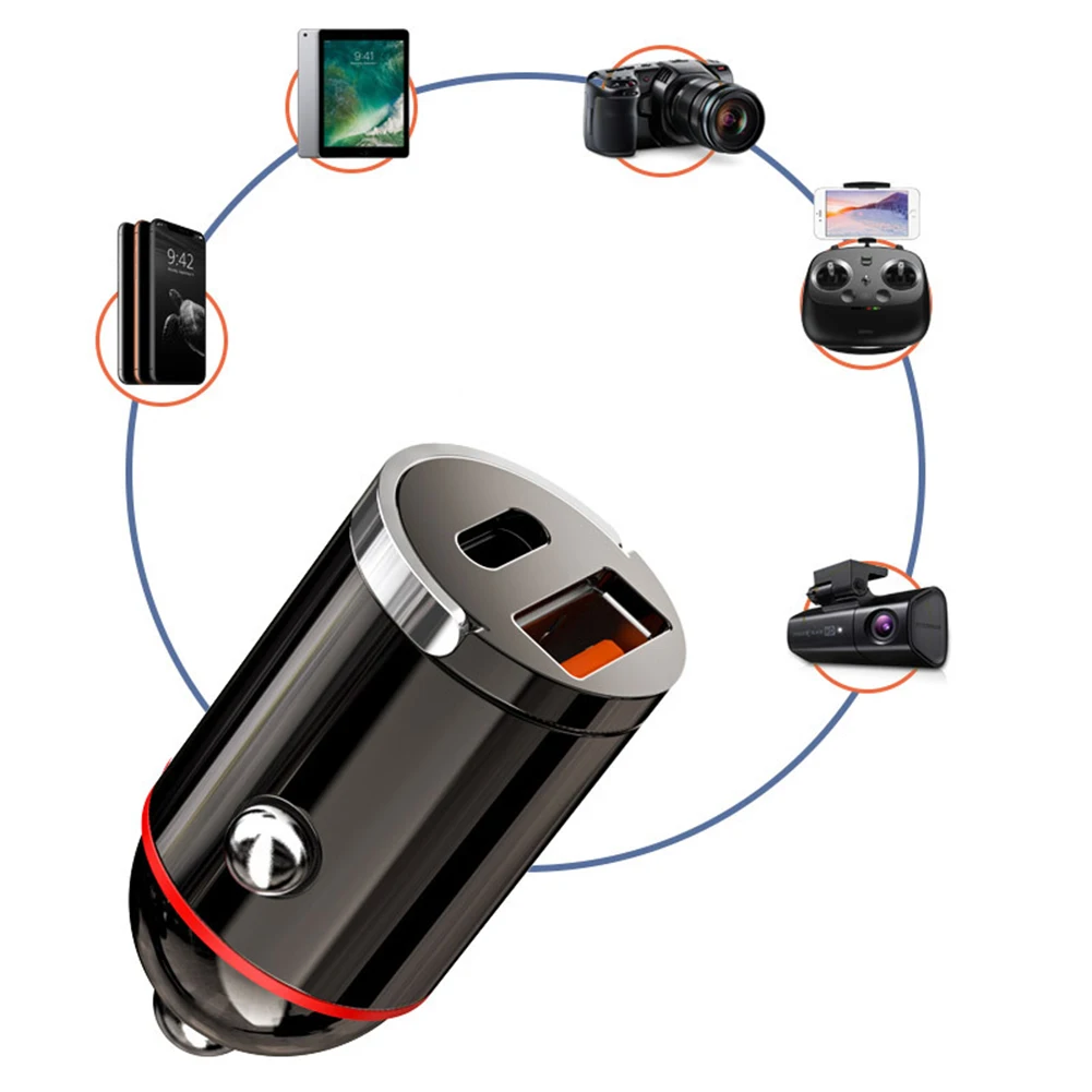 Replacement Universal Accessory Car Charger Car Charger DC12V-24V Mini Dual Car Phone Charger Fast Charge Adapter
Replacement Universal Accessory Car Charger Car Charger DC12V-24V Mini Dual Car Phone Charger Fast Charge Adapter