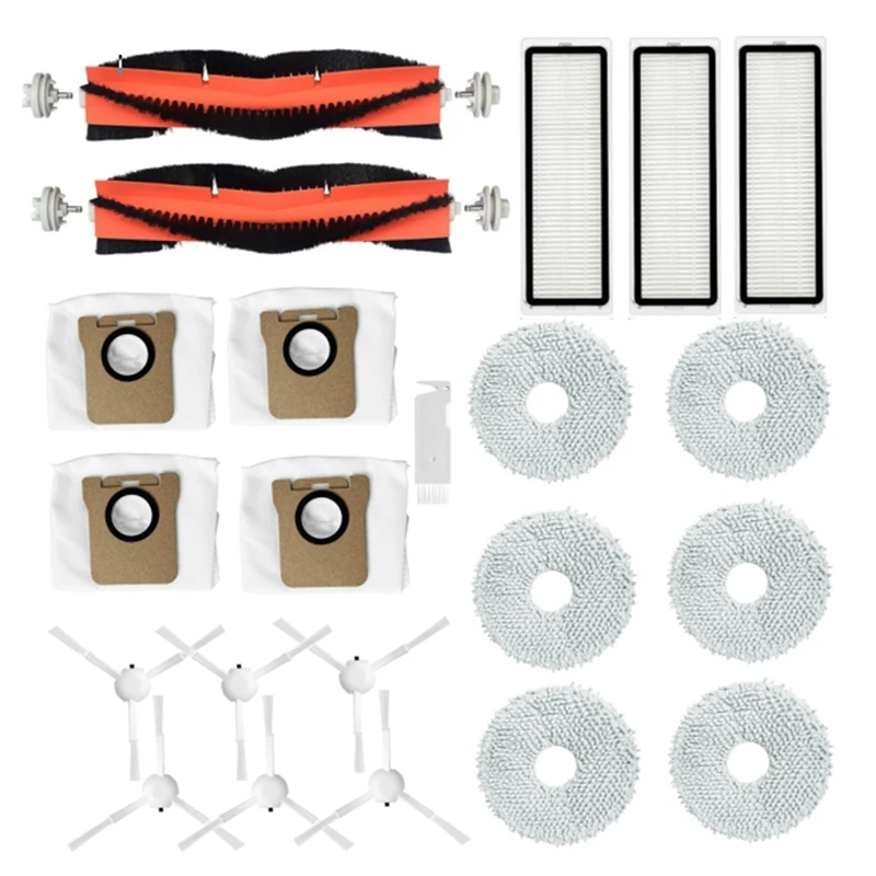 For Dreame L10S Ultra S10 S10 Pro S20 Robot Vacuum Spare Parts Main Brush Side Brush Hepa Filter Dust Bag Mop Cloth
For Dreame L10S Ultra S10 S10 Pro S20 Robot Vacuum Spare Parts Main Brush Side Brush Hepa Filter Dust Bag Mop Cloth