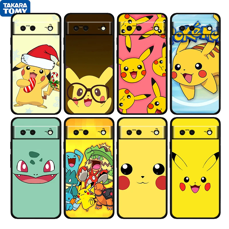 Pikachu Lovely Baby Cartoon Shockproof Cover for Google Pixel 6 6a 6Pro 5 5a 4 4a XL 5G Black Phone Case Shell Soft Fundas Coque 
Pikachu Lovely Baby Cartoon Shockproof Cover for Google Pixel 6 6a 6Pro 5 5a 4 4a XL 5G Black Phone Case Shell Soft Fundas Coque