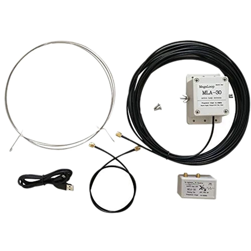 Botique-MLA-30 Loop Antenna Active Receiving Antenna Low Noise Balcony Erection Antenna 100Khz - 30Mhz For HA SDR Short Wave Rad
Botique-MLA-30 Loop Antenna Active Receiving Antenna Low Noise Balcony Erection Antenna 100Khz - 30Mhz For HA SDR Short Wave Rad