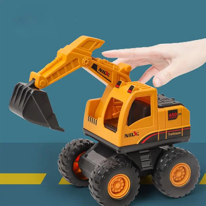Children Excavator Toy Plastic Inertia Dump Truck, Wheel Loader, Bulldozer, Backhoe Model Inertial Vehicle Car Toys Gift
Children Excavator Toy Plastic Inertia Dump Truck, Wheel Loader, Bulldozer, Backhoe Model Inertial Vehicle Car Toys Gift