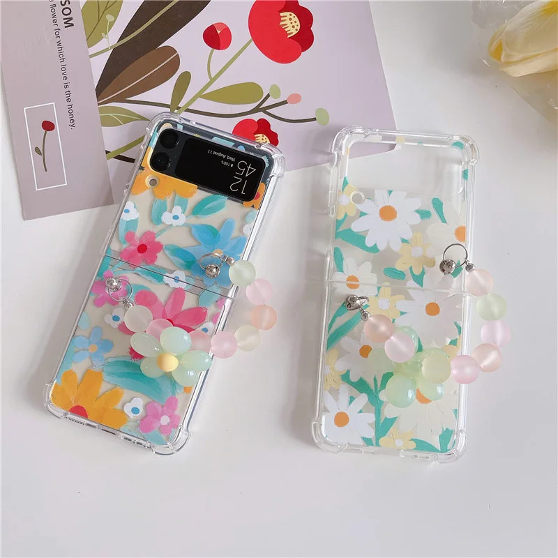 Luxury Colorful Flower Beads Phone Case for Samsung Galaxy Z Flip 3 5G Soft TPU Back Cover for ZFlip3 Case Protective Shell
Luxury Colorful Flower Beads Phone Case for Samsung Galaxy Z Flip 3 5G Soft TPU Back Cover for ZFlip3 Case Protective Shell