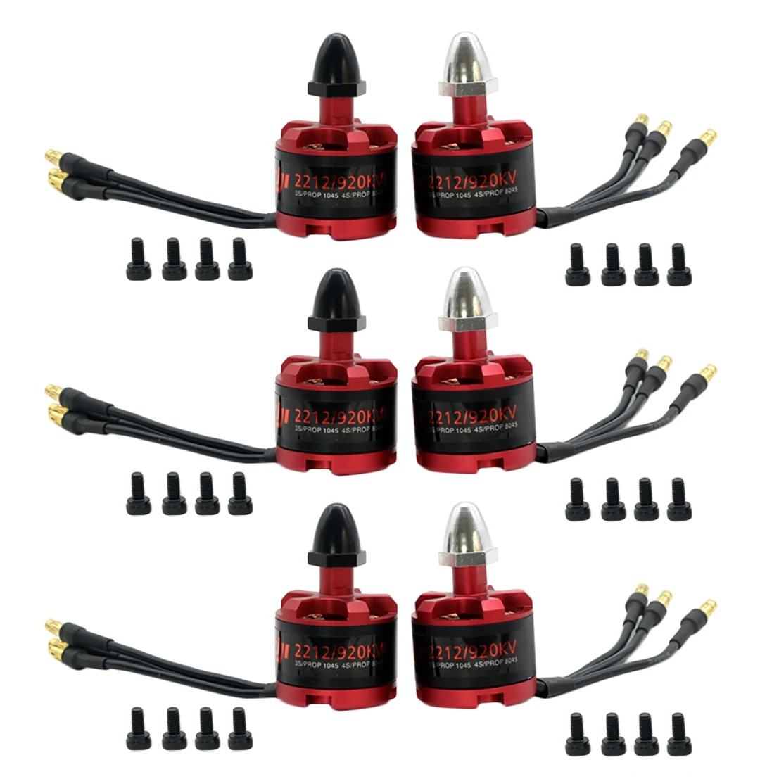 

2212 920KV Brushless Motor Self Locking for DJI F330 F450 F550 Model Aircraft Motor Accessories Four-Axis Six-Axis 6PCS