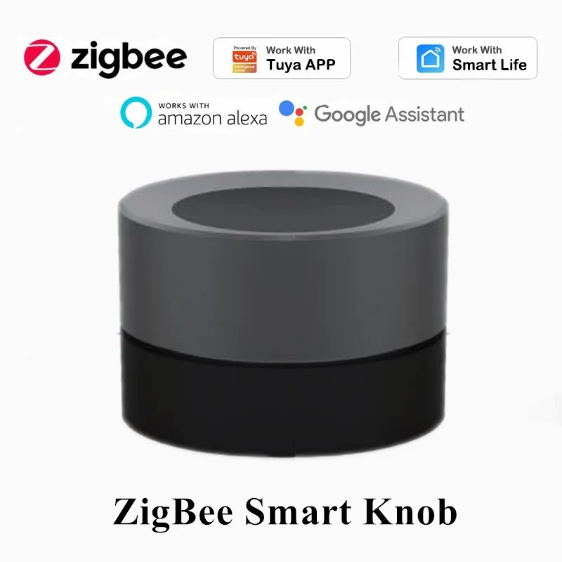 Tuya ZigBee Smart Knob Wireless Scene Switch Button Controller Battery Powered Smart Automation Scenario For Tuya Smartlife App
Tuya ZigBee Smart Knob Wireless Scene Switch Button Controller Battery Powered Smart Automation Scenario For Tuya Smartlife App
