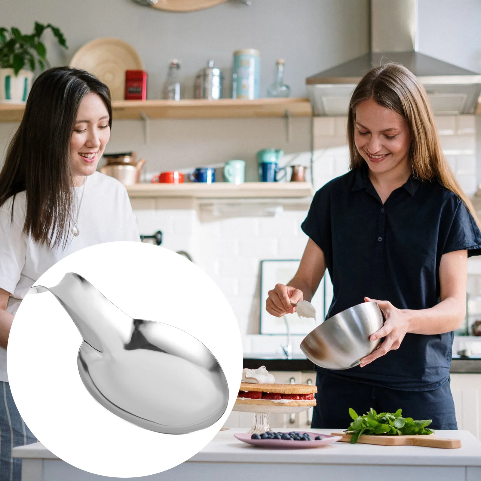 Rest Spoon Holder Kitchen Cooking Utensil Ladle Spatula Metal Soup Shape Stand Dish Coffee
Rest Spoon Holder Kitchen Cooking Utensil Ladle Spatula Metal Soup Shape Stand Dish Coffee