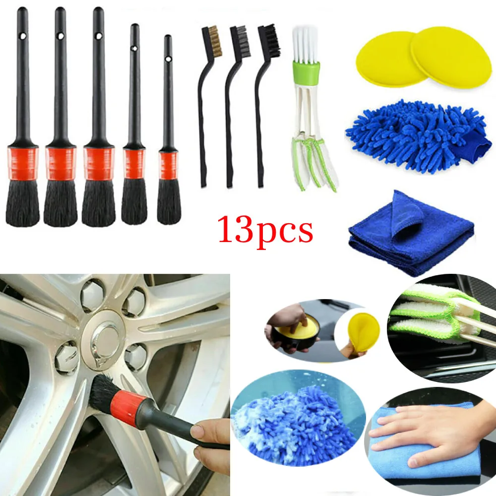 13Pcs Car Detailing Brushes Set,Brushes For Automotive Cleaning Tools Auto Leather Dirt Dust Cleaning Kits
13Pcs Car Detailing Brushes Set,Brushes For Automotive Cleaning Tools Auto Leather Dirt Dust Cleaning Kits