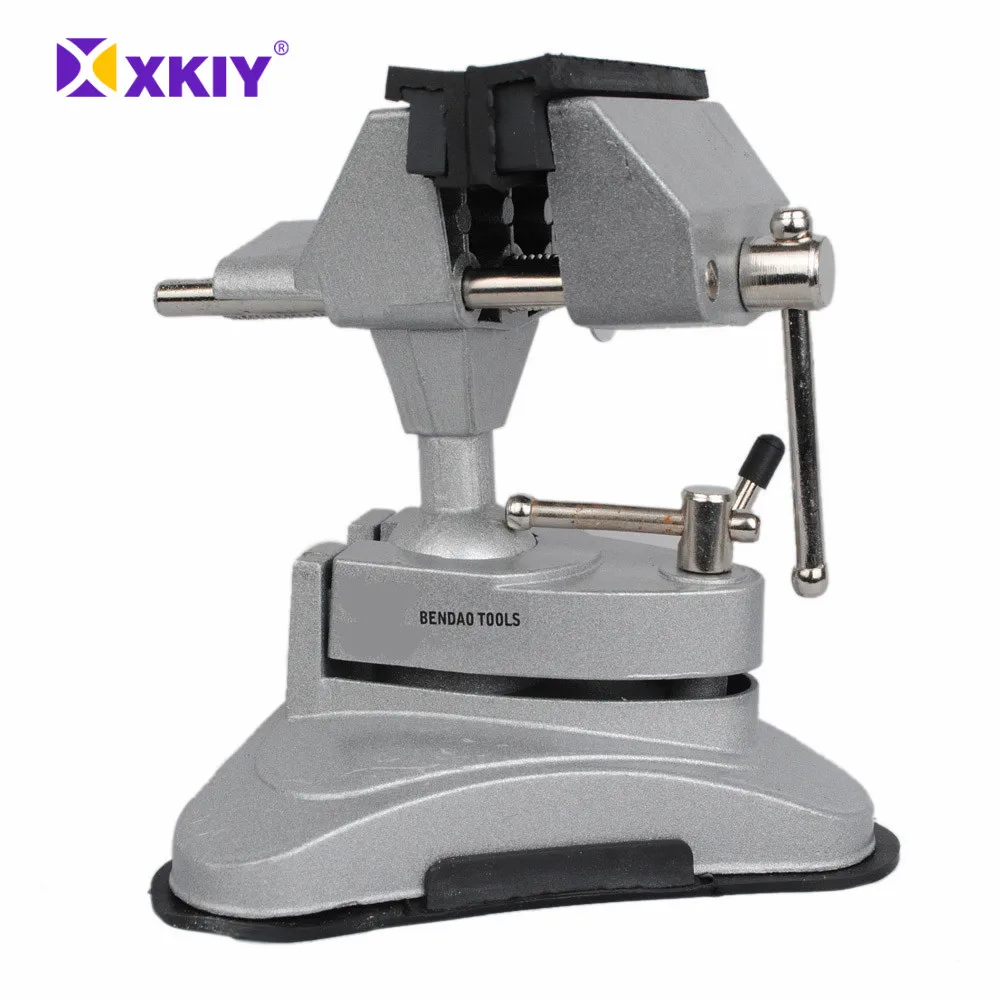 XKIY Universal Light Bench Vise Aluminum Alloy Mini Table Vise 360 Degree Rotation Suction Cup Bench Clamp for DIY Craft Mold
XKIY Universal Light Bench Vise Aluminum Alloy Mini Table Vise 360 Degree Rotation Suction Cup Bench Clamp for DIY Craft Mold