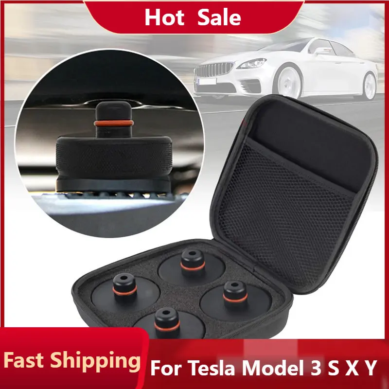 4Pcs Car Rubber Lifting Jack Pad Adapter Tool Chassis W/ Storage Case Suitable For Tesla Model 3 Model S Model X Car Accessories
4Pcs Car Rubber Lifting Jack Pad Adapter Tool Chassis W/ Storage Case Suitable For Tesla Model 3 Model S Model X Car Accessories