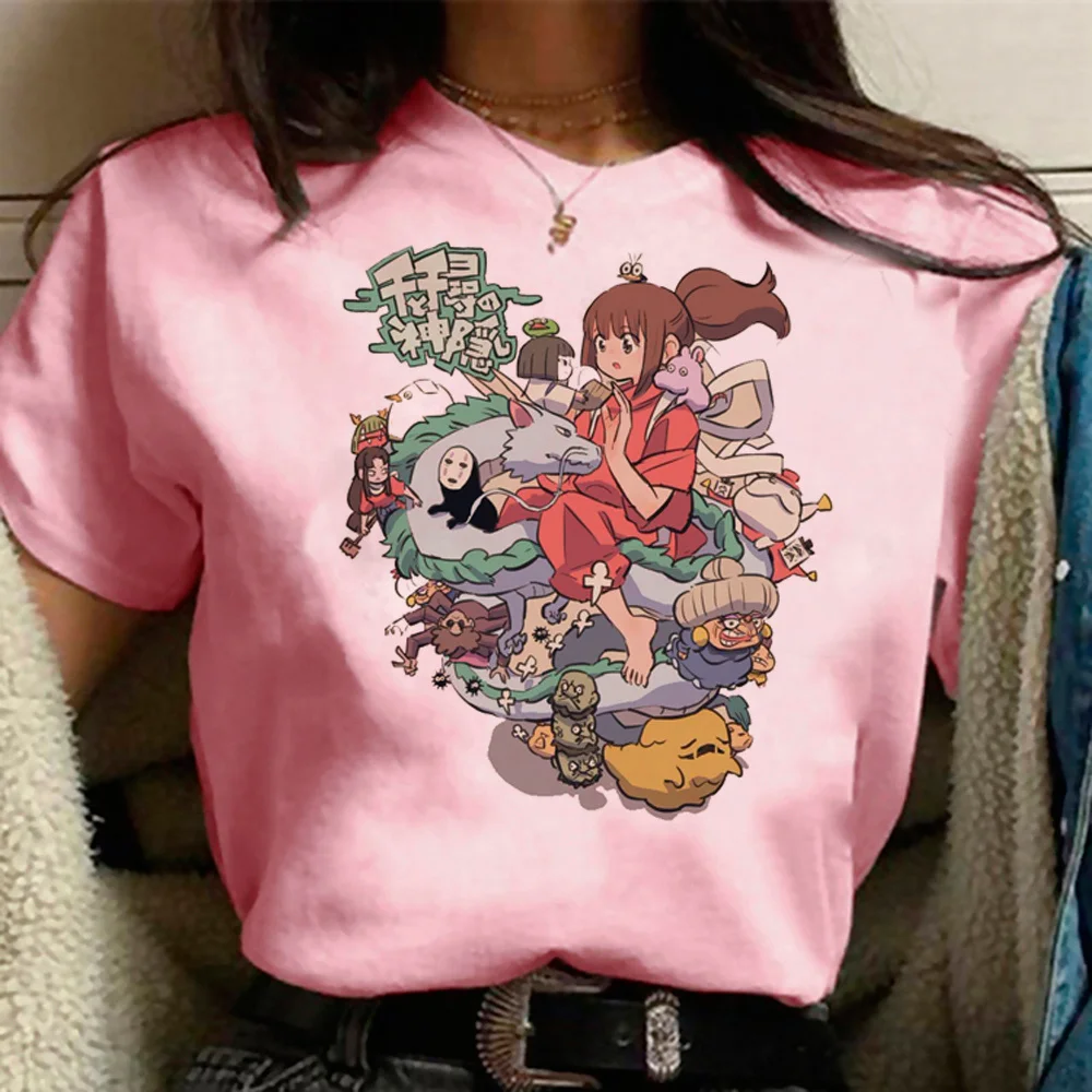 Spirited Away Tee women harajuku streetwear summer Tee female streetwear clothes
Spirited Away Tee women harajuku streetwear summer Tee female streetwear clothes