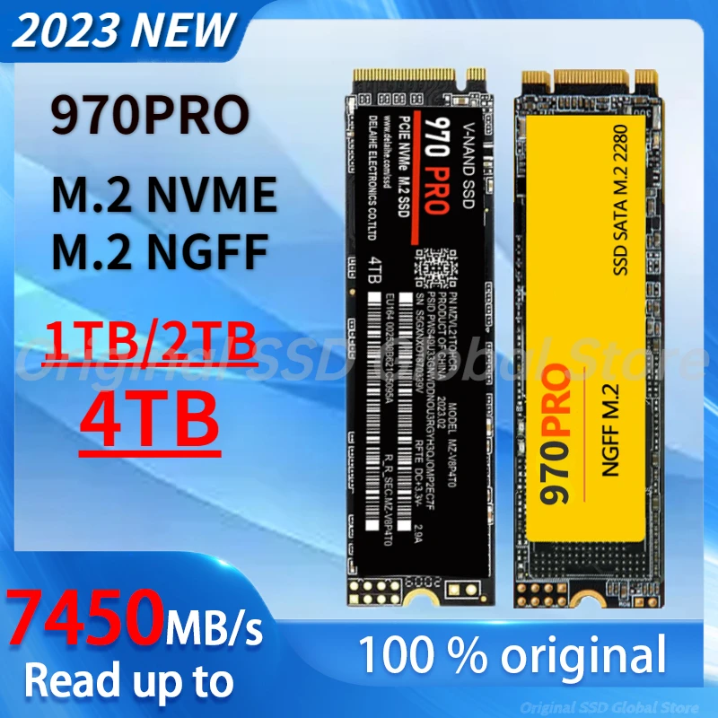 

High Speed Read Write Solid State Drive NGFF M.2 Internal Ssd Nvme M2 4TB 2TB 1TB Mass Capacity Internal Hard Drive for Laptop
