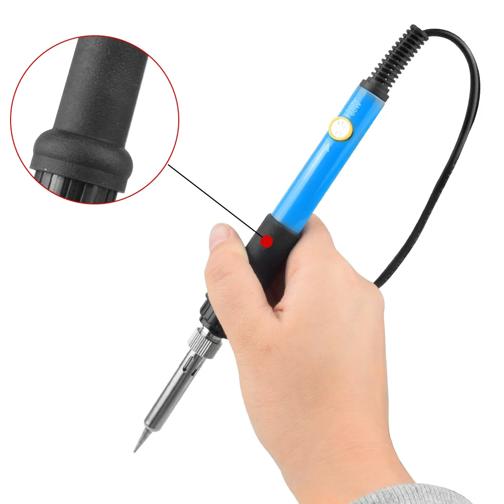 60W Soldering Iron Digital LCD Electric Welding Tool Solder Wire Tweezers Hand Adjustable Temperature Electric Welding Tool
60W Soldering Iron Digital LCD Electric Welding Tool Solder Wire Tweezers Hand Adjustable Temperature Electric Welding Tool