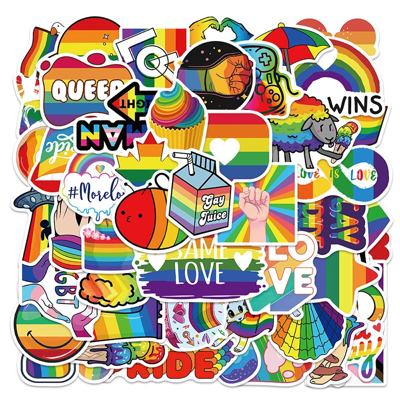 10/50pcs Colorful Cartoon Gay Lesbian Stickers For Luggage Laptop Guitar Skateboard Waterproof Graffiti Car Decals
10/50pcs Colorful Cartoon Gay Lesbian Stickers For Luggage Laptop Guitar Skateboard Waterproof Graffiti Car Decals