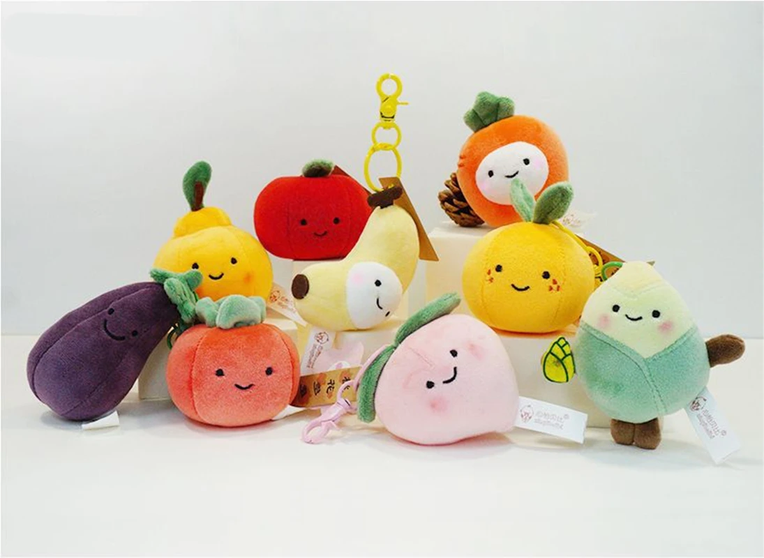 Mini Fruit Dolls Vegetable Plush Cute Keychains Toys Orange Banana Peach Apple Eggplant Carrot Backpack Pendant Bag Keyring Gift
Mini Fruit Dolls Vegetable Plush Cute Keychains Toys Orange Banana Peach Apple Eggplant Carrot Backpack Pendant Bag Keyring Gift