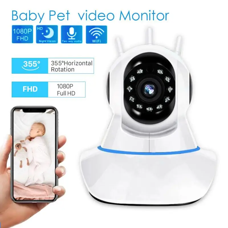 Home Security 1080P Wifi IP Camera Audio Record Indoor P2P HD CCTV Baby Pet MonitorTwo-way Audio Record Wifi Security Camera
Home Security 1080P Wifi IP Camera Audio Record Indoor P2P HD CCTV Baby Pet MonitorTwo-way Audio Record Wifi Security Camera