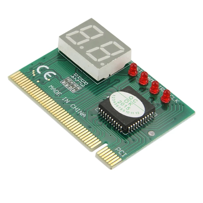 2 - Bit Pci Motherboard Fault Test Card Desktop Computer Detection Card Pci Motherboard Tester Diagnostic Display
2 - Bit Pci Motherboard Fault Test Card Desktop Computer Detection Card Pci Motherboard Tester Diagnostic Display