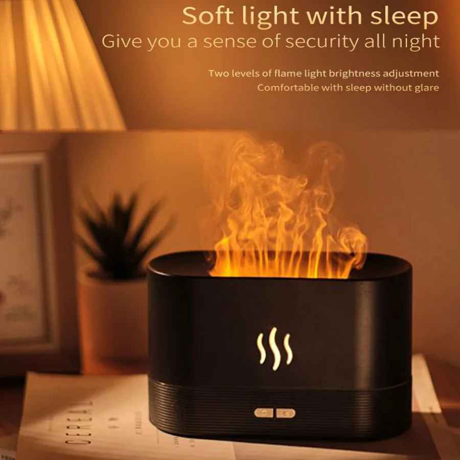 180ML USB Humidifier Flame Ultrasonic Essential Oil Diffuser Air Freshener Fragrance Aroma Home Car Purifier Sleep Atomizer
180ML USB Humidifier Flame Ultrasonic Essential Oil Diffuser Air Freshener Fragrance Aroma Home Car Purifier Sleep Atomizer