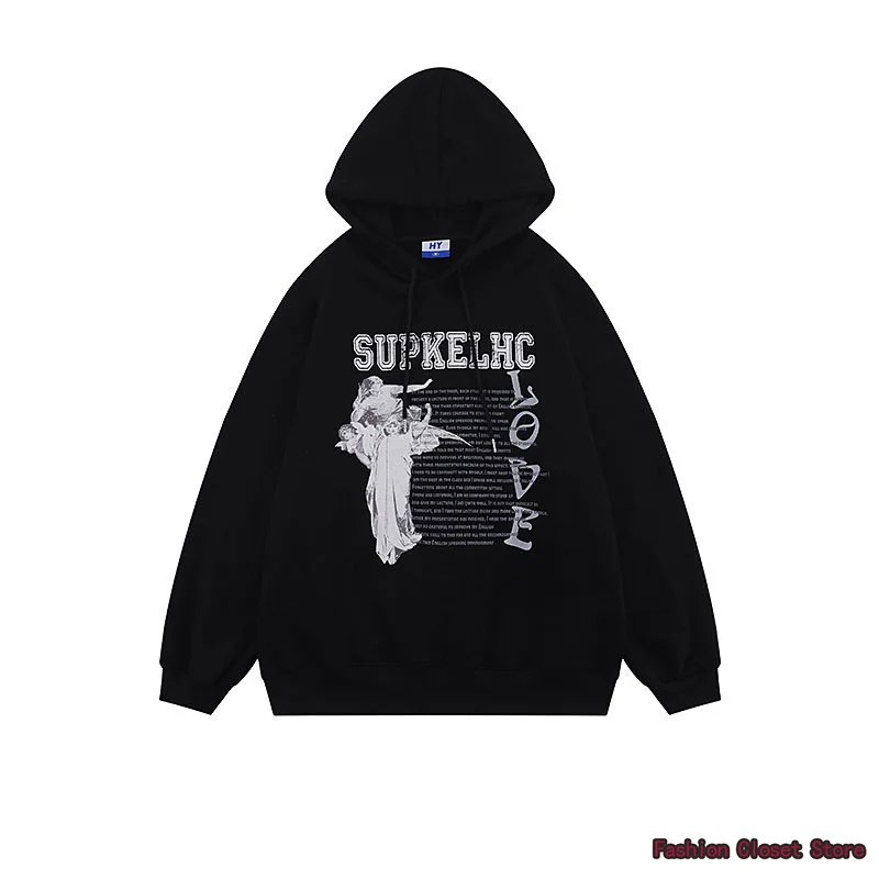 Толстовка с капюшоном для мужчин и женщин, свободные Худи оверсайз, пуловер с длинным рукавом, однотонный, с принтом греческой мифологии анг... 
Толстовка с капюшоном для мужчин и женщин, свободные Худи оверсайз, пуловер с длинным рукавом, однотонный, с принтом греческой мифологии анг...