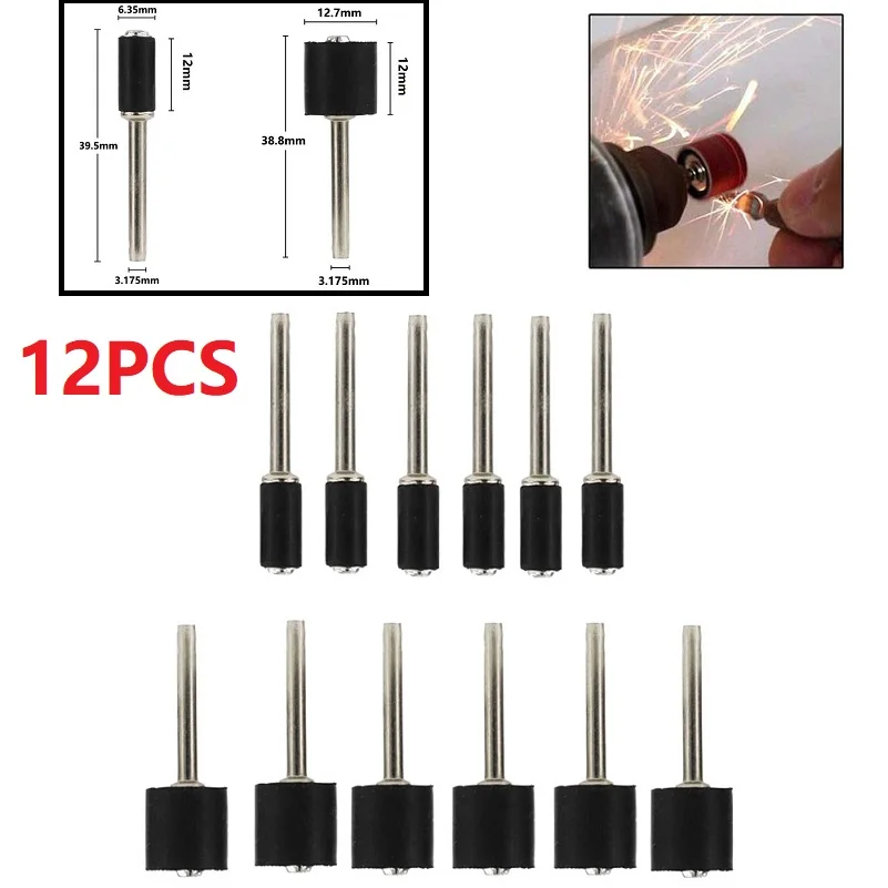 12Pcs 1/2" 1/4" Ruer Chuck With 1/8" Shank Sanding Drum Holder Rubber Mandrel Mini Drill Dremel Woodworking Rotary Tool
12Pcs 1/2" 1/4" Ruer Chuck With 1/8" Shank Sanding Drum Holder Rubber Mandrel Mini Drill Dremel Woodworking Rotary Tool