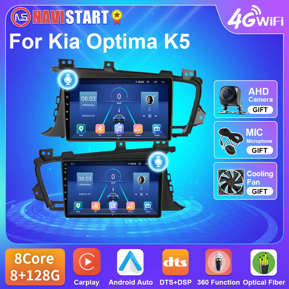 Автомагнитола NAVISTART T5 для Kia K5 Optima 3 2011-2015, 4G, Wi-Fi, навигация, GPS, Android, автомагнитола Carplay, стерео, Android 10, DVD-плеер
Автомагнитола NAVISTART T5 для Kia K5 Optima 3 2011-2015, 4G, Wi-Fi, навигация, GPS, Android, автомагнитола Carplay, стерео, Android 10, DVD-плеер