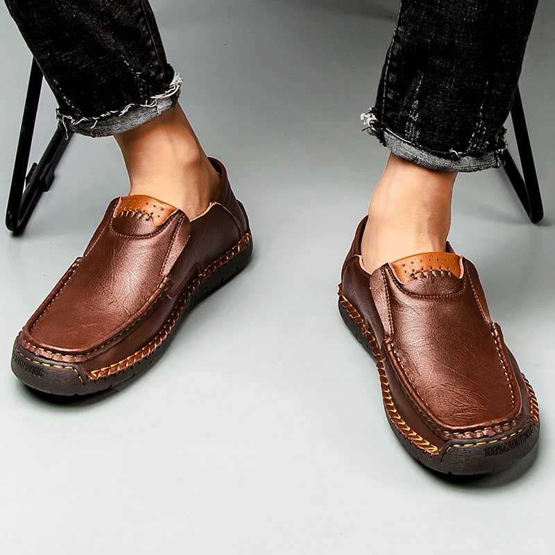Breathable Mens Loafers shoes Handmade Men's Casual Shoes Comfortable Lace Up Men's Moccasins Mens Style Shoes S8800-S8818 Dn
Breathable Mens Loafers shoes Handmade Men's Casual Shoes Comfortable Lace Up Men's Moccasins Mens Style Shoes S8800-S8818 Dn
