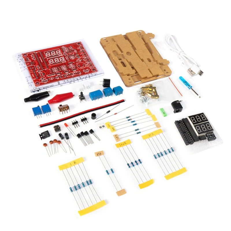 Signal Generator Multifunctional Instrument Making DIY Electronic Kit Current Temperature Detection Soldering Exercise Durable
Signal Generator Multifunctional Instrument Making DIY Electronic Kit Current Temperature Detection Soldering Exercise Durable