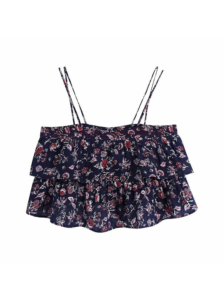 PB & ZA2022 fall and winter new women's fashion a collar chic overlap print personalized paired halter tops 2902637
PB & ZA2022 fall and winter new women's fashion a collar chic overlap print personalized paired halter tops 2902637