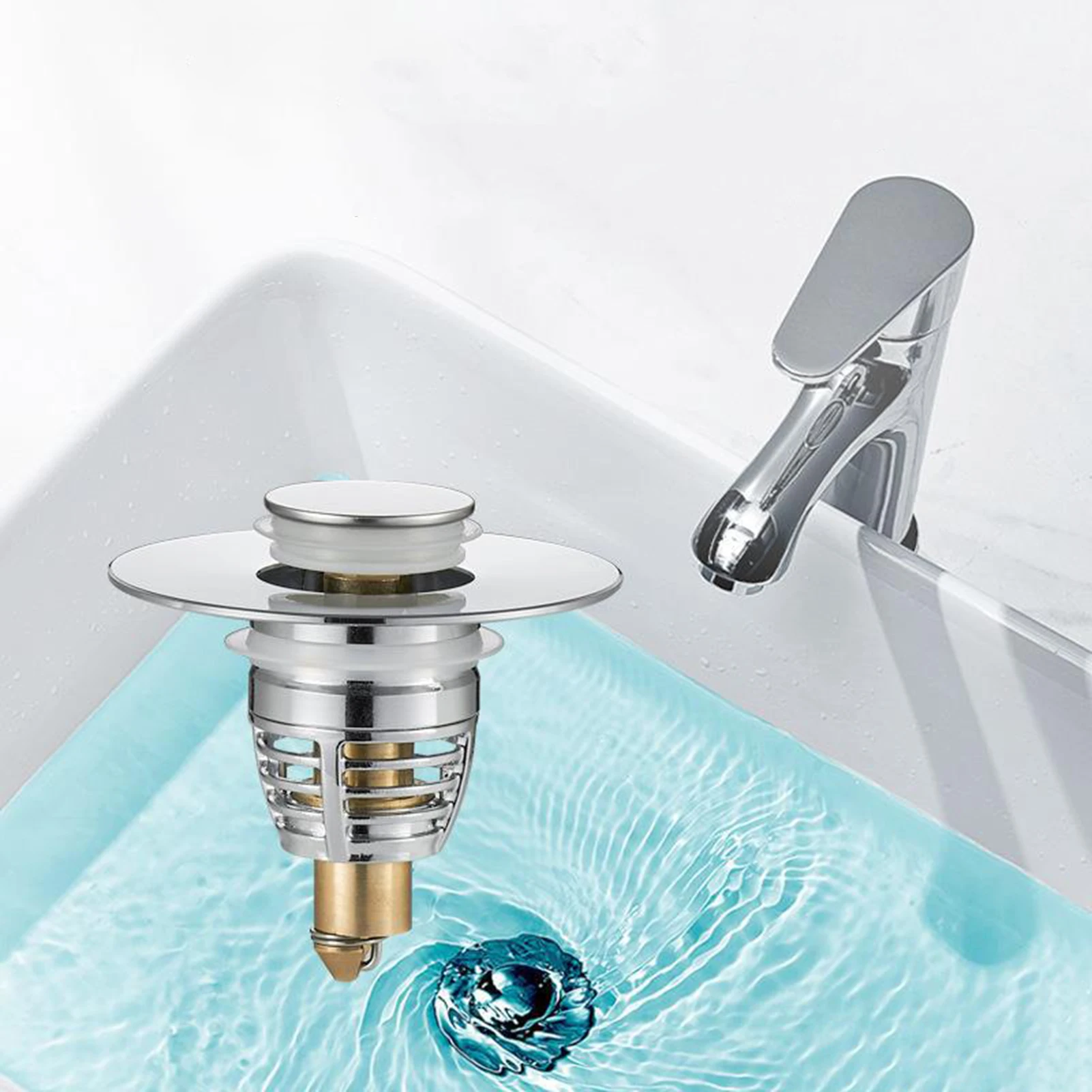 Anti-Clogging Sink Stopper Multi-hole Design Fast Drainage Widely Used in House Public Occasions Detachable Preventing Blocking
Anti-Clogging Sink Stopper Multi-hole Design Fast Drainage Widely Used in House Public Occasions Detachable Preventing Blocking